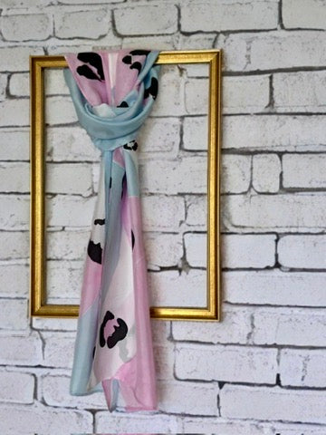 BLUSH & WILD SILK SCARF