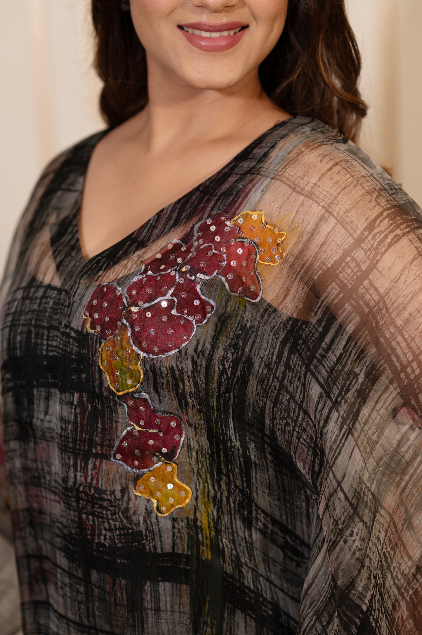 MOONLIT FLORALS KAFTAN