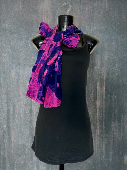 AUTUMN CASCADE SILK SCARF