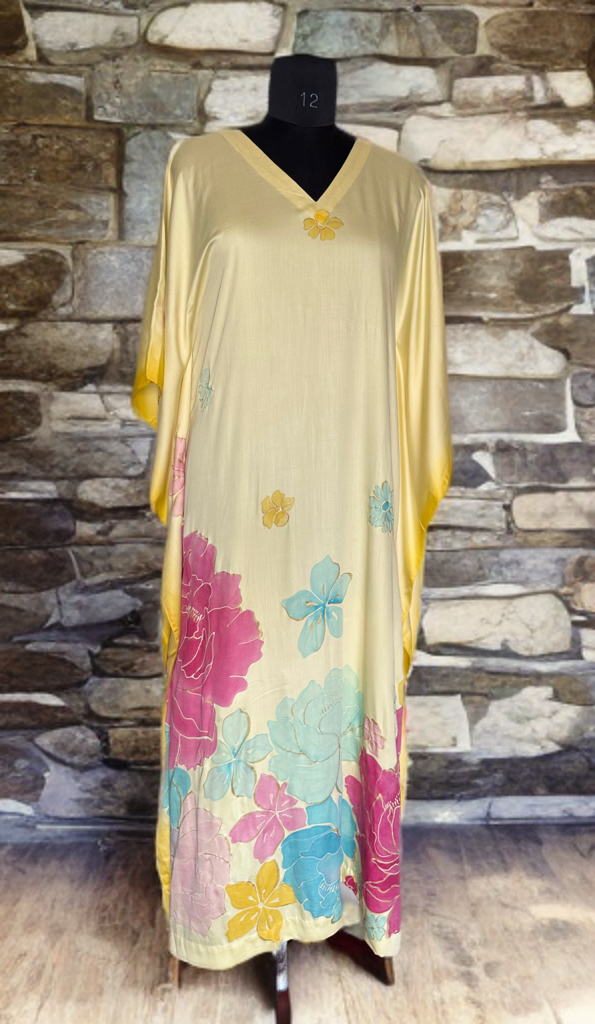 SUNLIT BLOOM KAFTAN