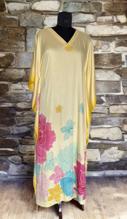 SUNLIT BLOOM KAFTAN