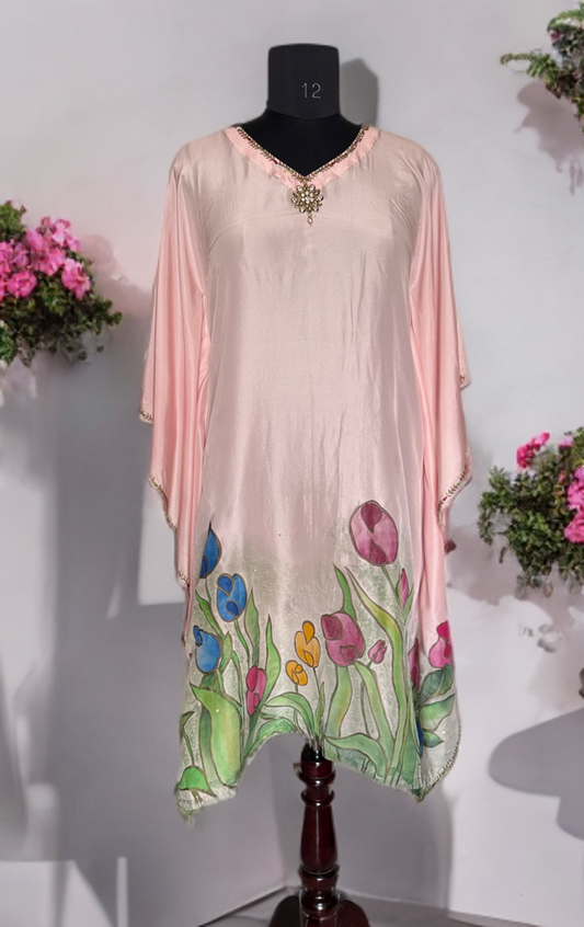 PEACH MELODIE KAFTAN