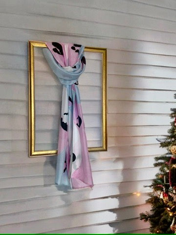 BLUSH & WILD SILK SCARF