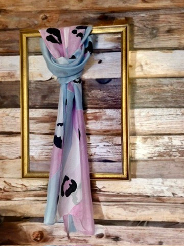 BLUSH & WILD SILK SCARF