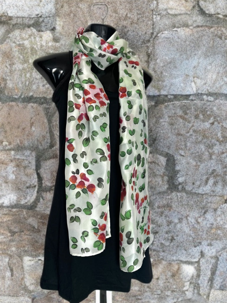 MEADOW WHISPER SILK SCARF