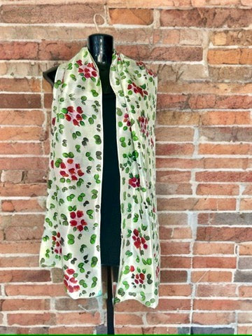MEADOW WHISPER SILK SCARF