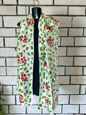 MEADOW WHISPER SILK SCARF