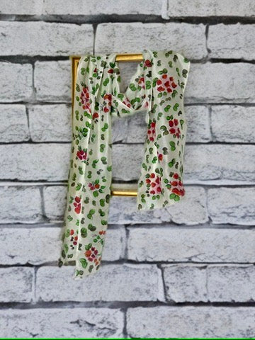 MEADOW WHISPER SILK SCARF