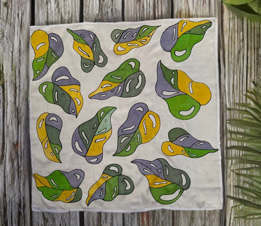 LAVENDER WISTERIA SILK SCARF
