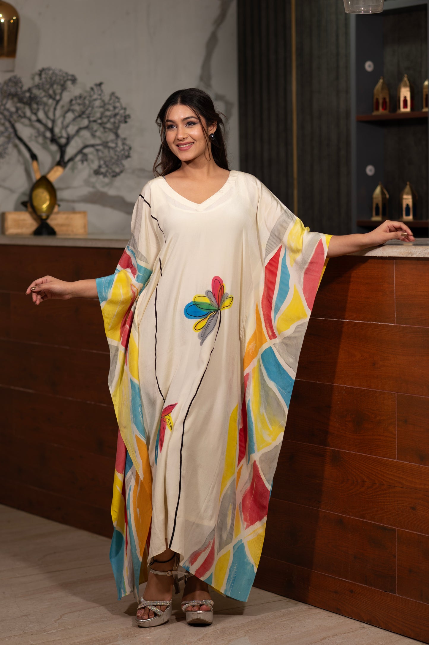SERENE BLOOM KAFTAN