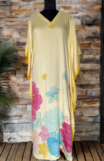 SUNLIT BLOOM KAFTAN