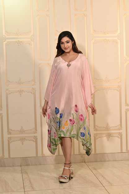 PEACH MELODIE KAFTAN