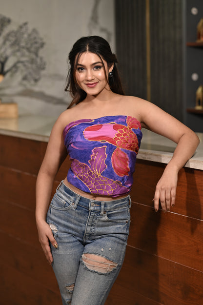 CELESTIAL KOI SILK SCARF