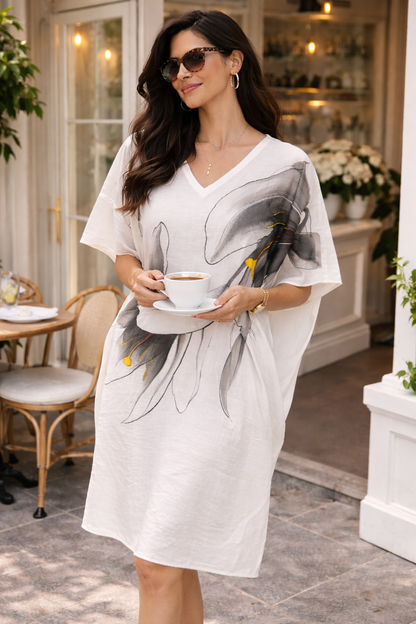 IVORY BLOOM KAFTAN