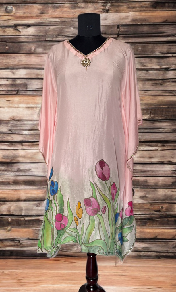 PEACH MELODIE KAFTAN