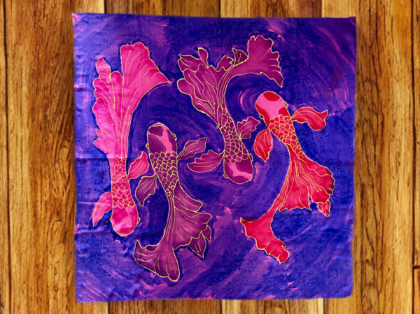 SS 2 FLOWING FISH IN PINK & PURPLE - Image 4